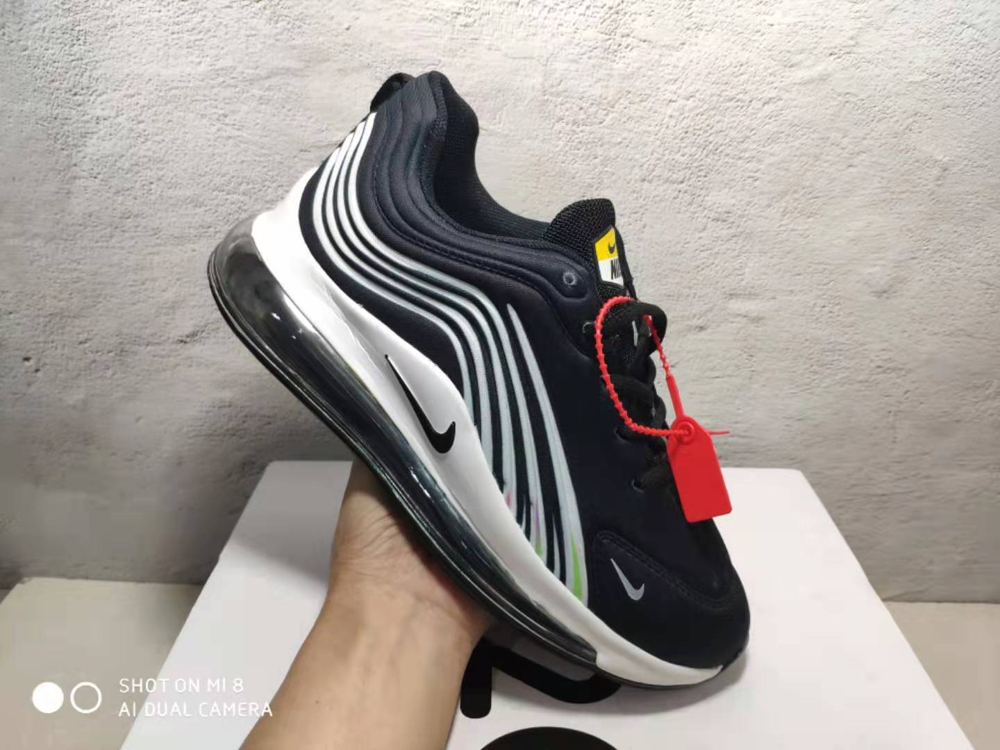 2020 Nike Air Max 720 Cushion Black White Shoes